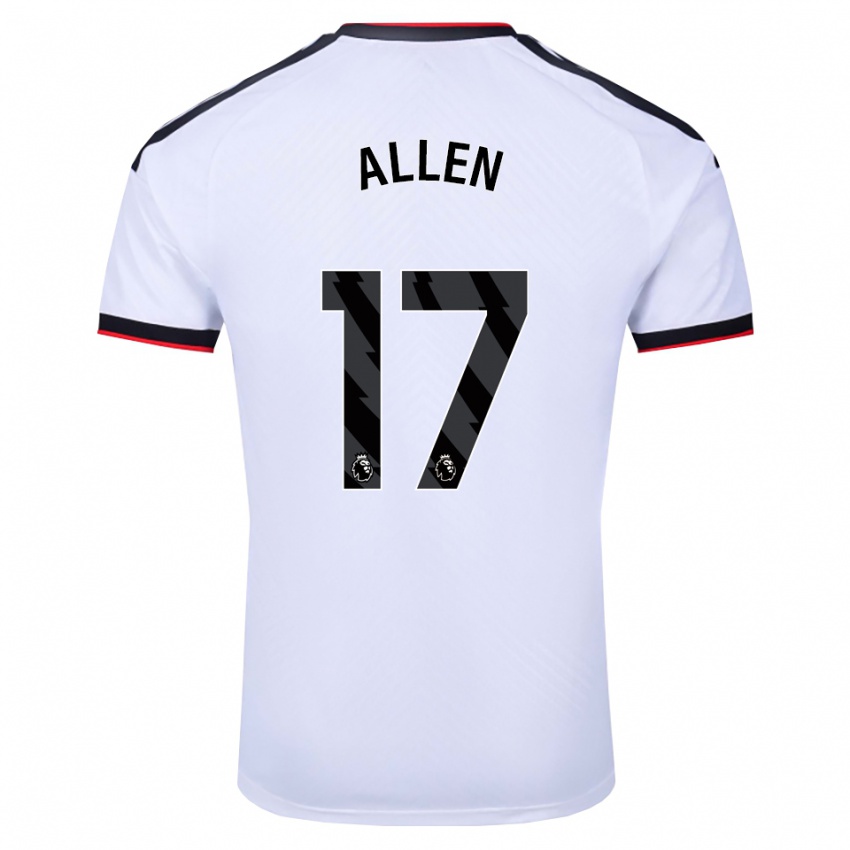 ילדים Isaiah Allen #17 לבן שחור אדום ג'רזי ביתית 2026/27 חולצה קצרה