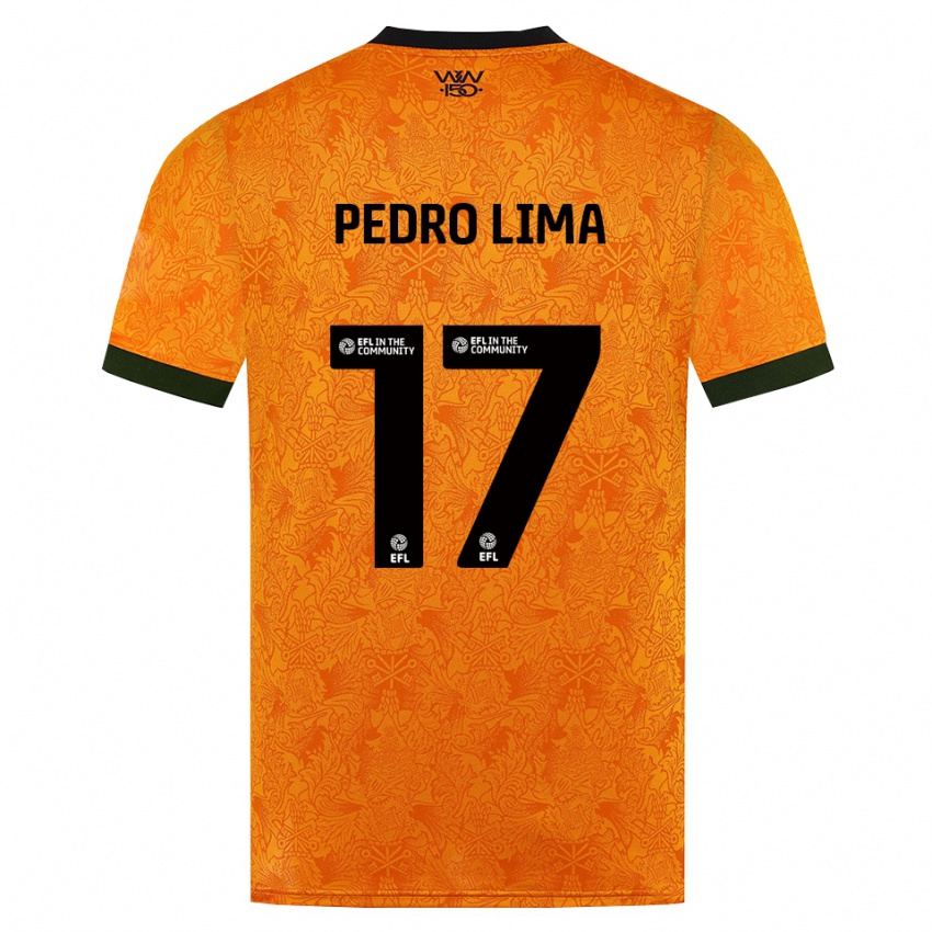 ילדים פדרו לימה #17 כתום שחור ג'רזי ביתית 2026/27 חולצה קצרה