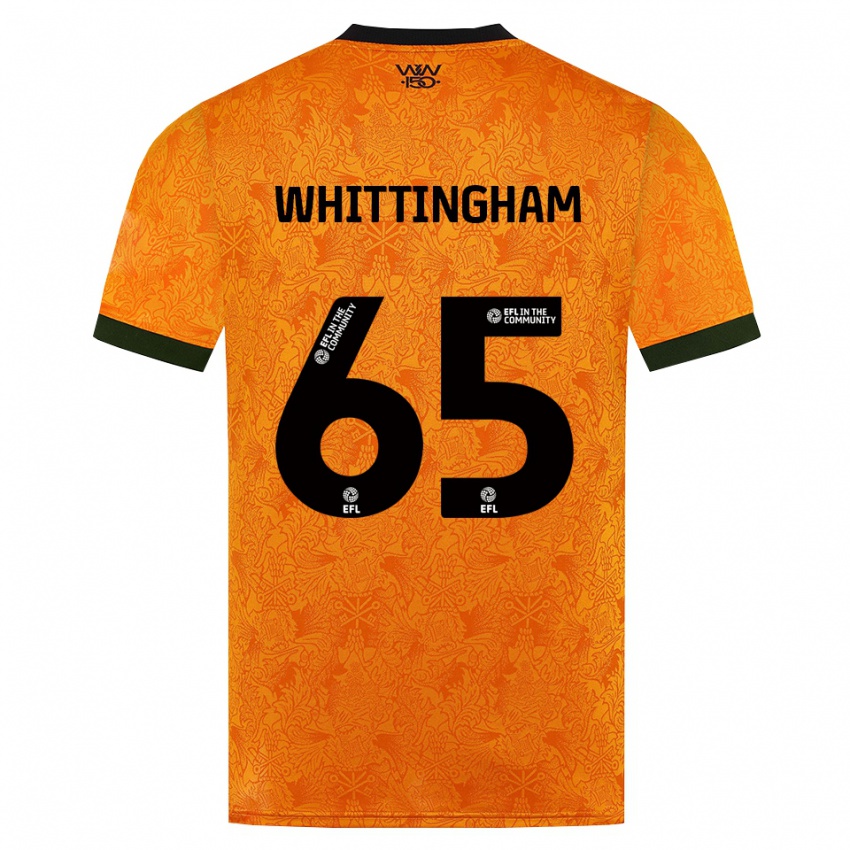ילדים Matthew Whittingham #65 כתום שחור ג'רזי ביתית 2026/27 חולצה קצרה