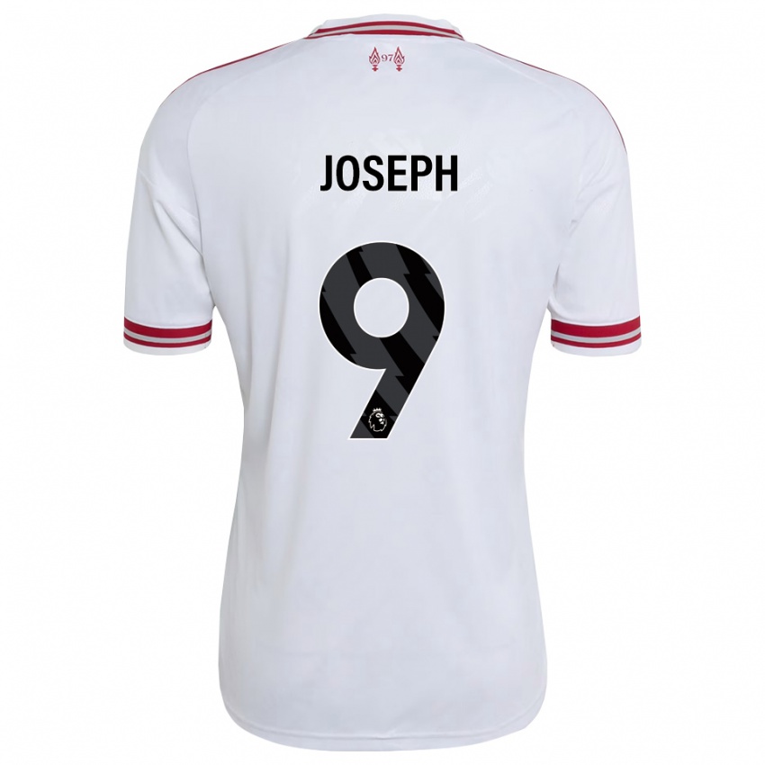ילדים Vincent Joseph #9 אדום לבן הרחק ג'רזי 2026/27 חולצה קצרה
