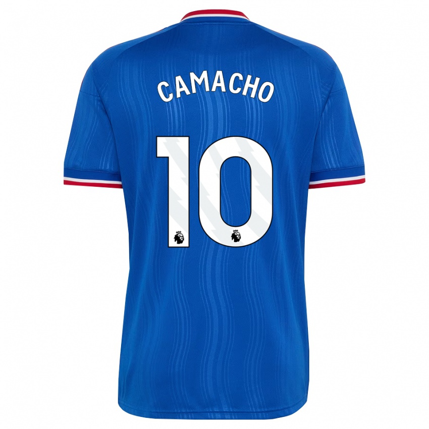 ילדים Jaume Camacho #10 כחול לבן אדום הרחק ג'רזי 2026/27 חולצה קצרה