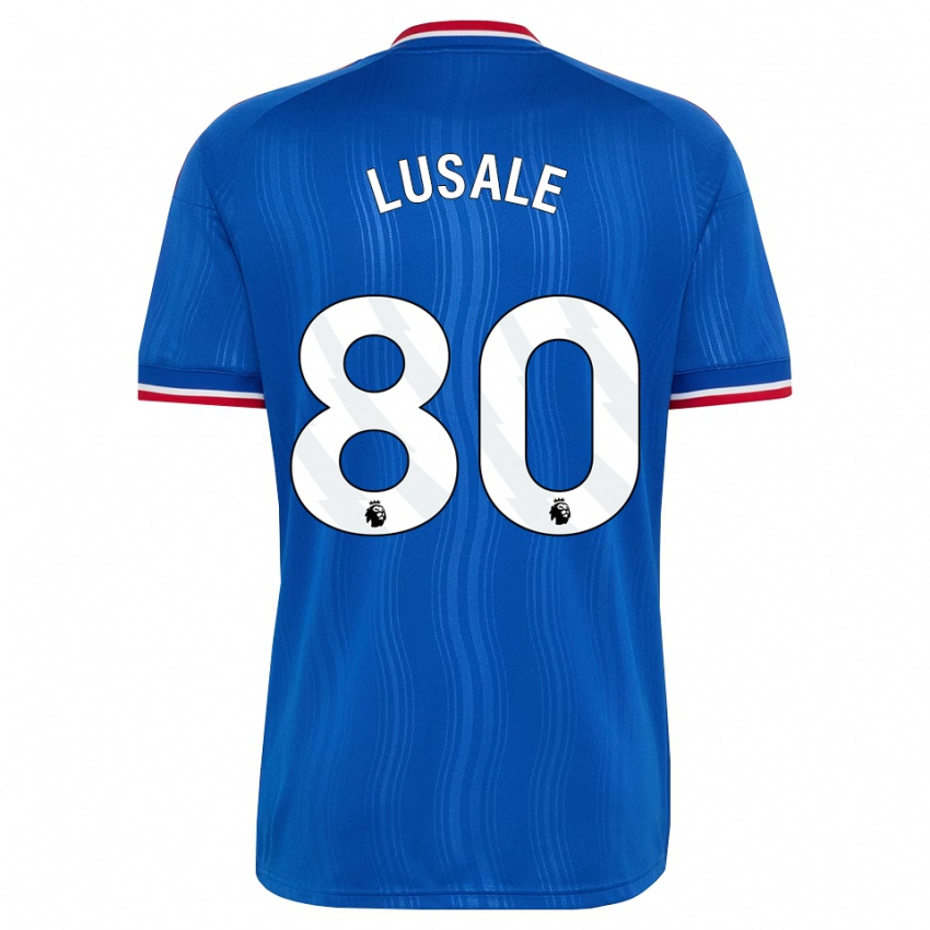 ילדים Samuel Lusale #80 כחול לבן אדום הרחק ג'רזי 2026/27 חולצה קצרה