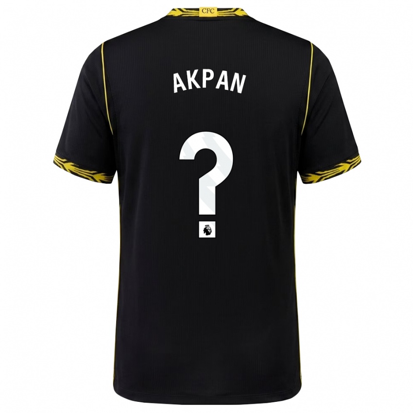ילדים אשאנטי אקפן #0 שחור צהוב הרחק ג'רזי 2026/27 חולצה קצרה