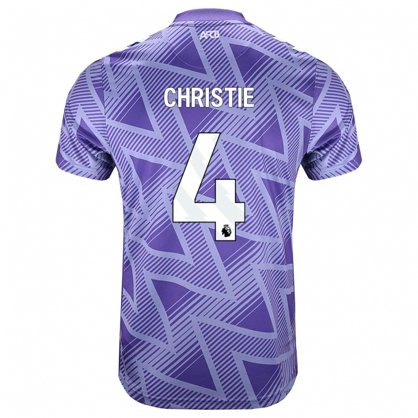 ילדים Zac Christie #4 ורוד בהיר מאוד לבן הרחק ג'רזי 2026/27 חולצה קצרה