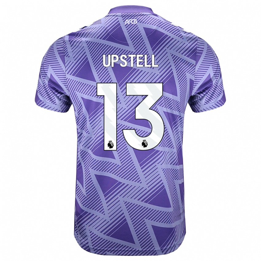 ילדים Will Upstell #13 ורוד בהיר מאוד לבן הרחק ג'רזי 2026/27 חולצה קצרה