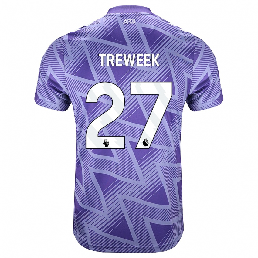 ילדים Amber Treweek #27 ורוד בהיר מאוד לבן הרחק ג'רזי 2026/27 חולצה קצרה