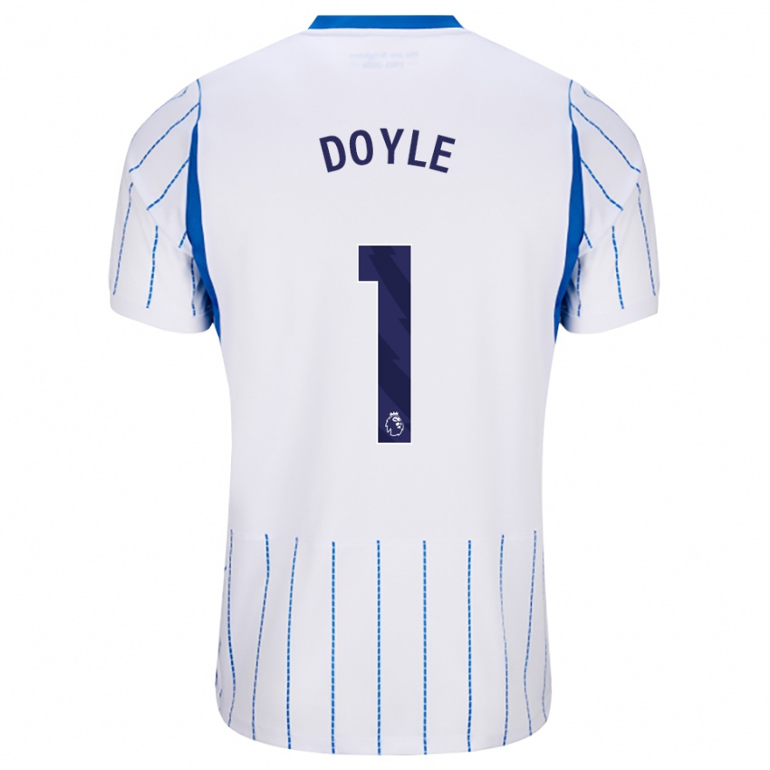 ילדים Liam Doyle #1 כחול דודוד לבן הרחק ג'רזי 2026/27 חולצה קצרה