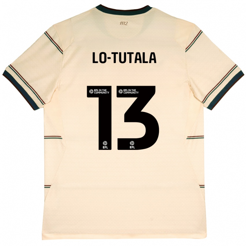 ילדים Johanan Lo-Tutala #13 בז' בורדו הרחק ג'רזי 2026/27 חולצה קצרה