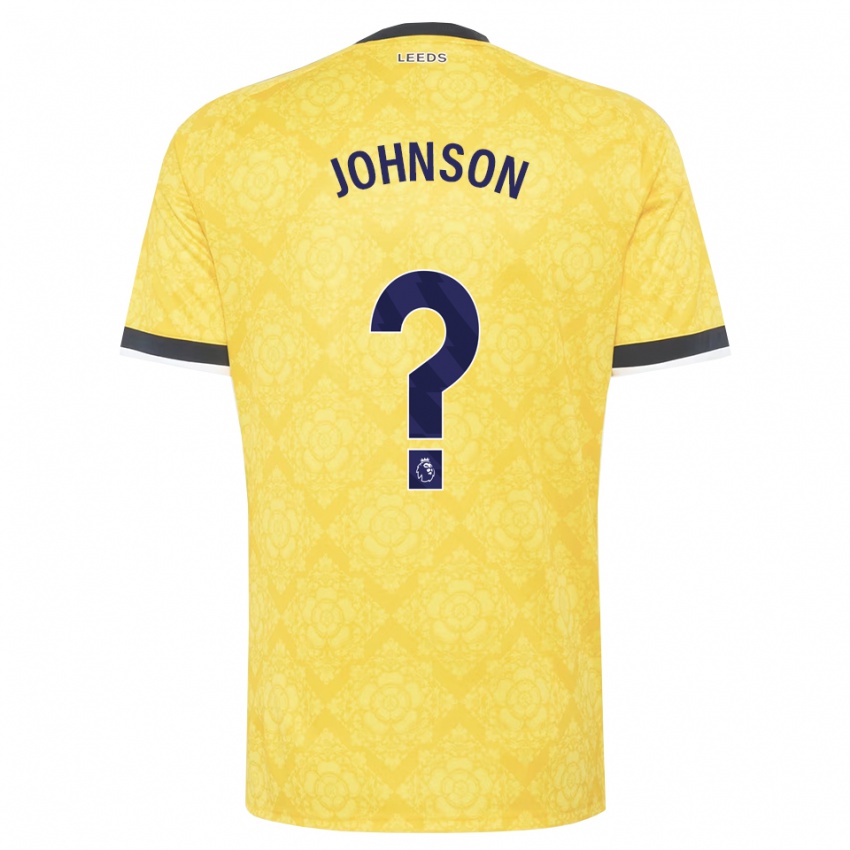 ילדים Oluwatobi Johnson #0 צהוב לבן שחור הרחק ג'רזי 2026/27 חולצה קצרה