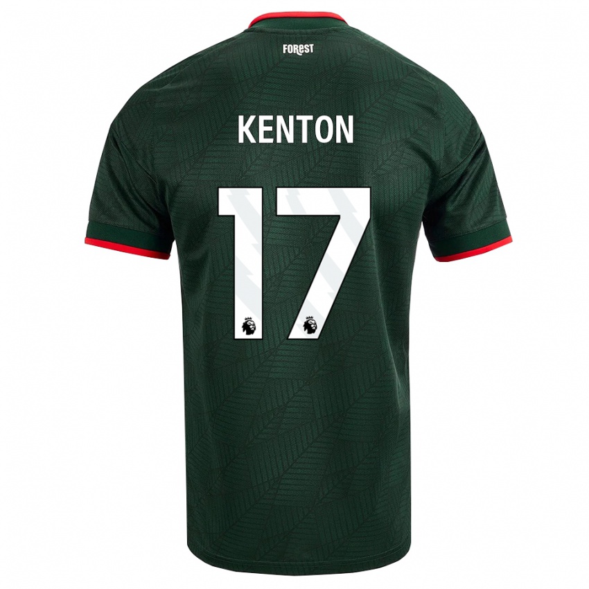 ילדים Kamai Kenton #17 ירוק כהה אדום הרחק ג'רזי 2026/27 חולצה קצרה