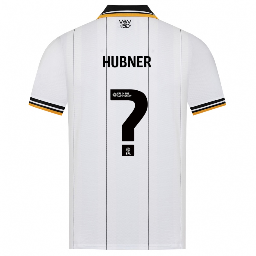 ילדים Justin Hubner #0 כתום לבן שחור הרחק ג'רזי 2026/27 חולצה קצרה