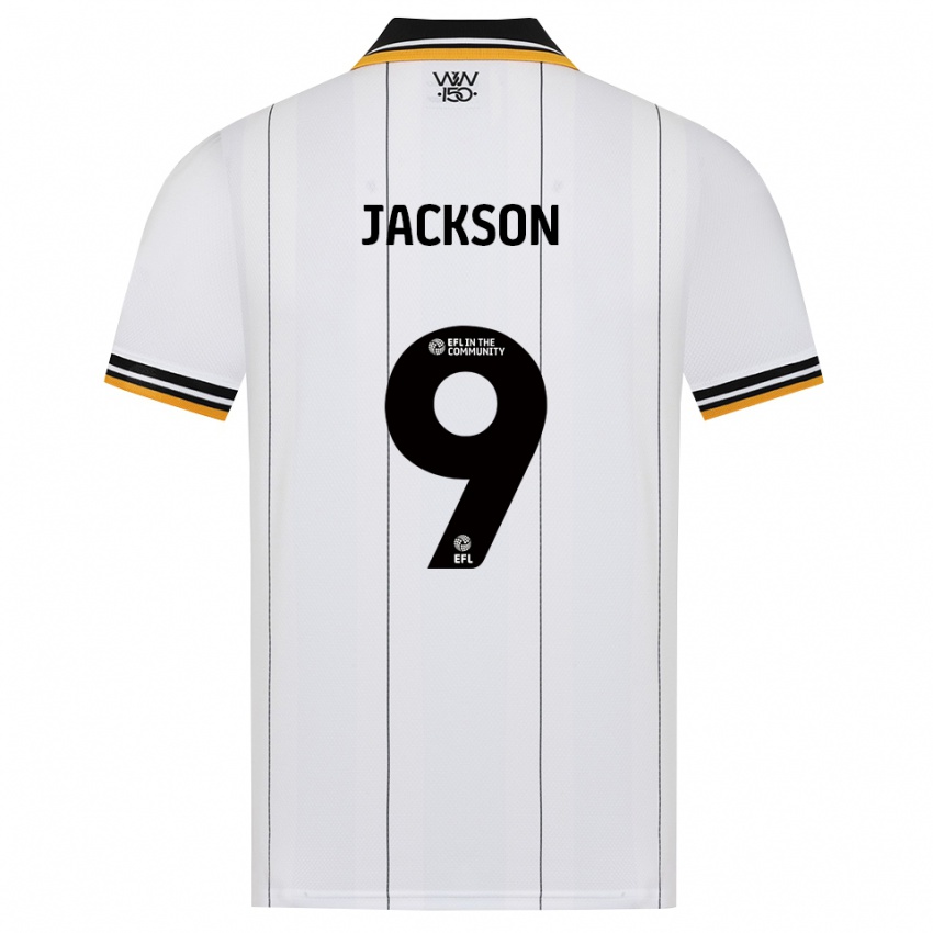 ילדים Ricky Jackson #9 כתום לבן שחור הרחק ג'רזי 2026/27 חולצה קצרה