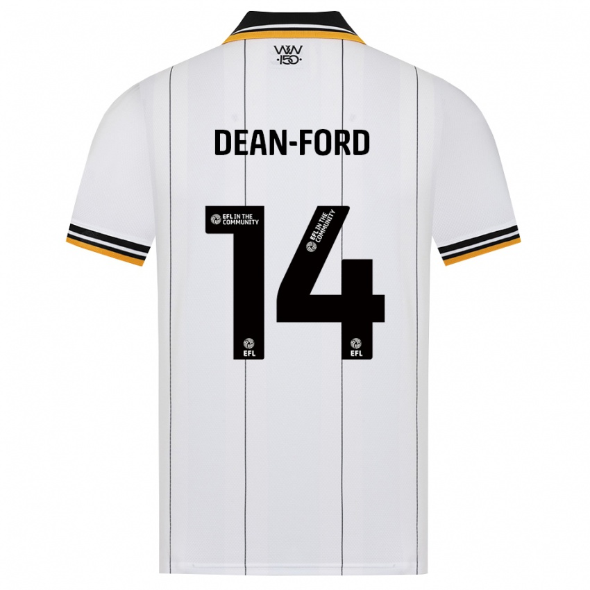 ילדים Jacob Dean-Ford #14 כתום לבן שחור הרחק ג'רזי 2026/27 חולצה קצרה