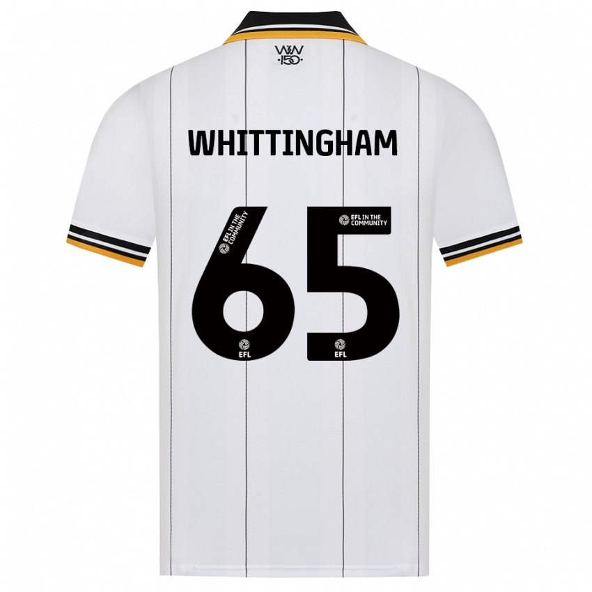 ילדים Matthew Whittingham #65 כתום לבן שחור הרחק ג'רזי 2026/27 חולצה קצרה