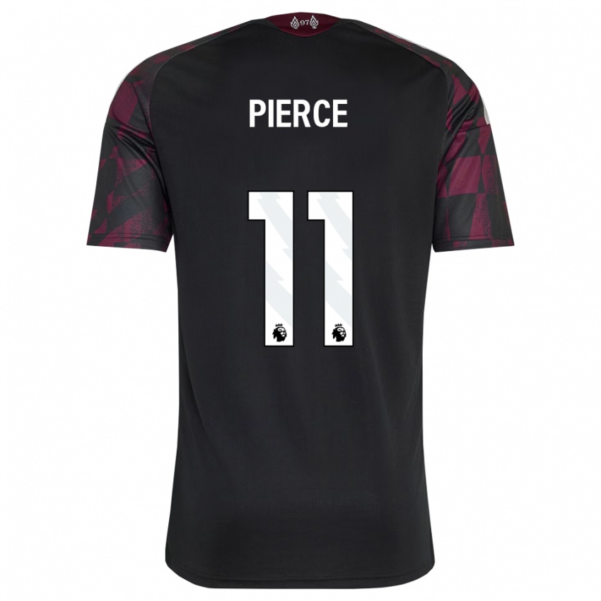 ילדים Alfie Pierce #11 שחור לבן סגול ג'רזי קיט שלישי 2026/27 חולצה קצרה