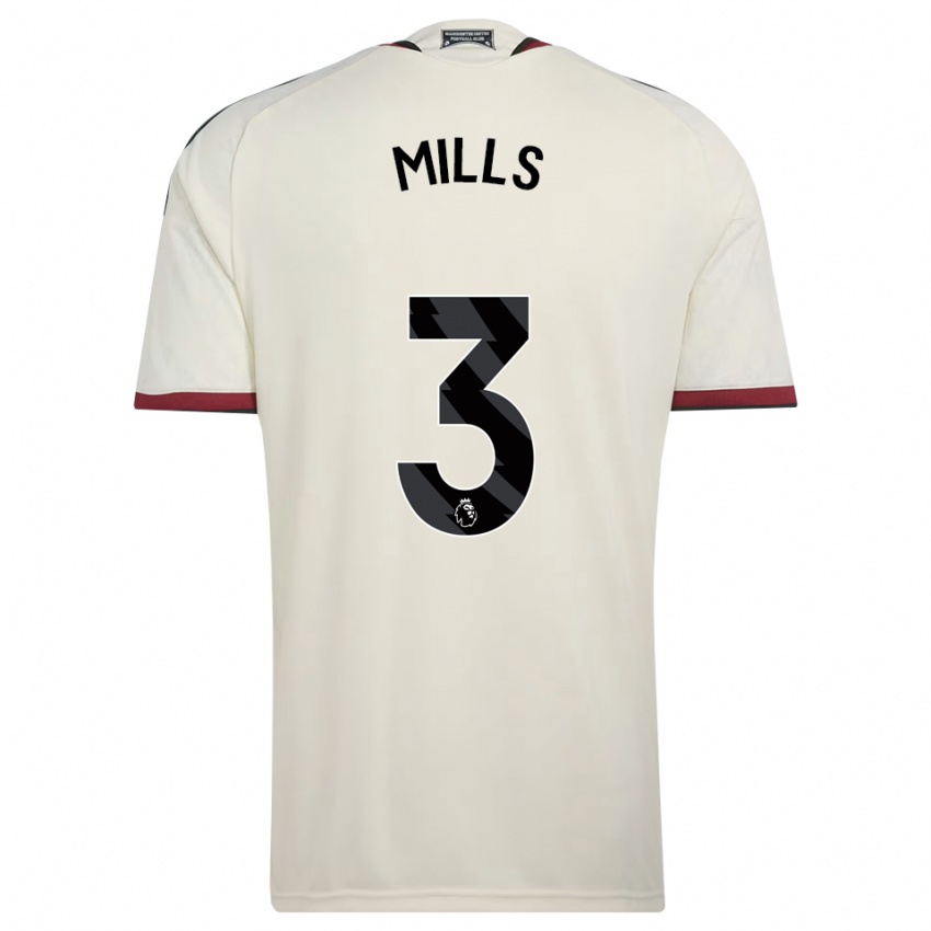 ילדים Albert Mills #3 בז' שחור אדום ג'רזי קיט שלישי 2026/27 חולצה קצרה