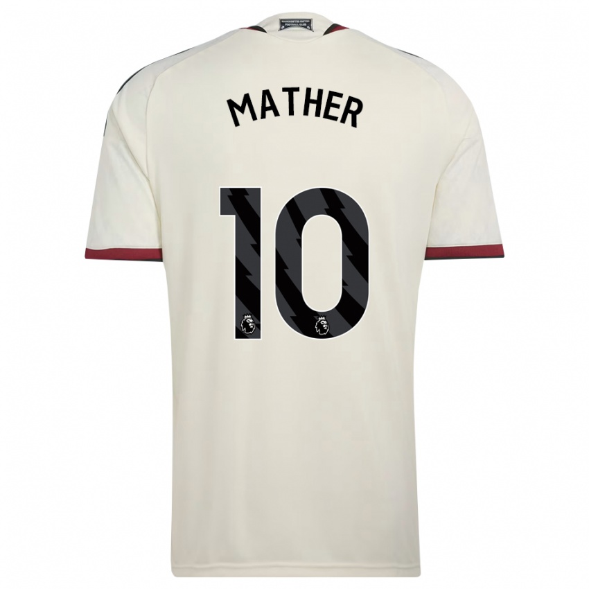 ילדים Sam Mather #10 בז' שחור אדום ג'רזי קיט שלישי 2026/27 חולצה קצרה