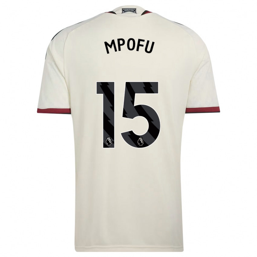 ילדים Camron Mpofu #15 בז' שחור אדום ג'רזי קיט שלישי 2026/27 חולצה קצרה