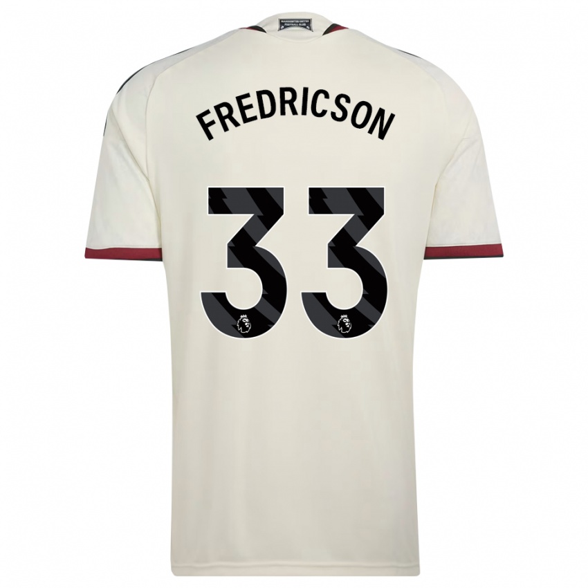 ילדים Tyler Fredricson #33 בז' שחור אדום ג'רזי קיט שלישי 2026/27 חולצה קצרה
