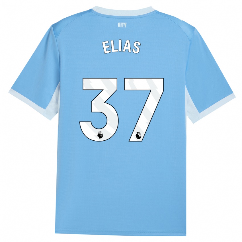גברים Allan Elias #37 כחול שמיים בהיר לבן ג'רזי ביתית 2026/27 חולצה קצרה