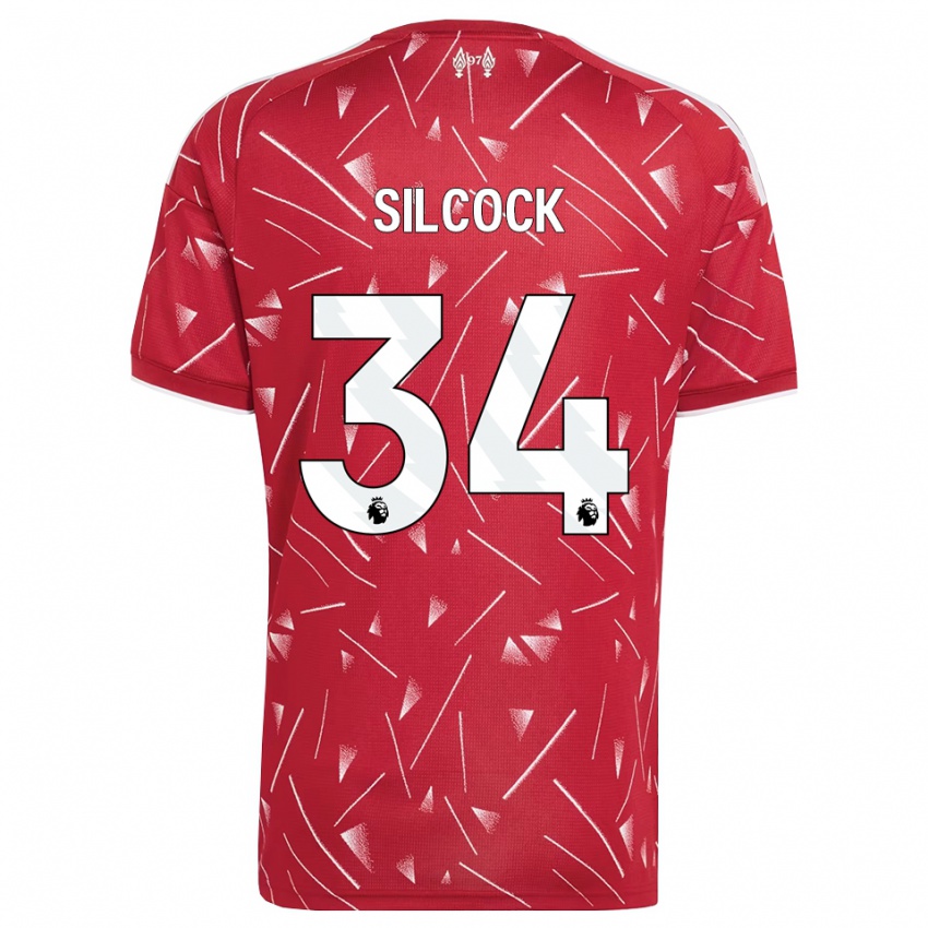גברים Hannah Silcock #34 לבן אדום ג'רזי ביתית 2026/27 חולצה קצרה