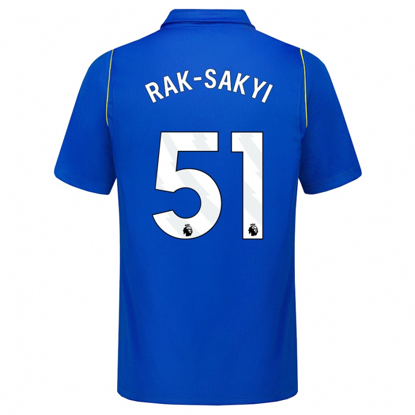גברים Sam Rak-Sakyi #51 כחול צהוב ג'רזי ביתית 2026/27 חולצה קצרה