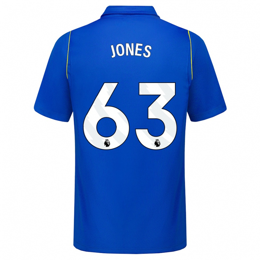 גברים Vera Jones #63 כחול צהוב ג'רזי ביתית 2026/27 חולצה קצרה