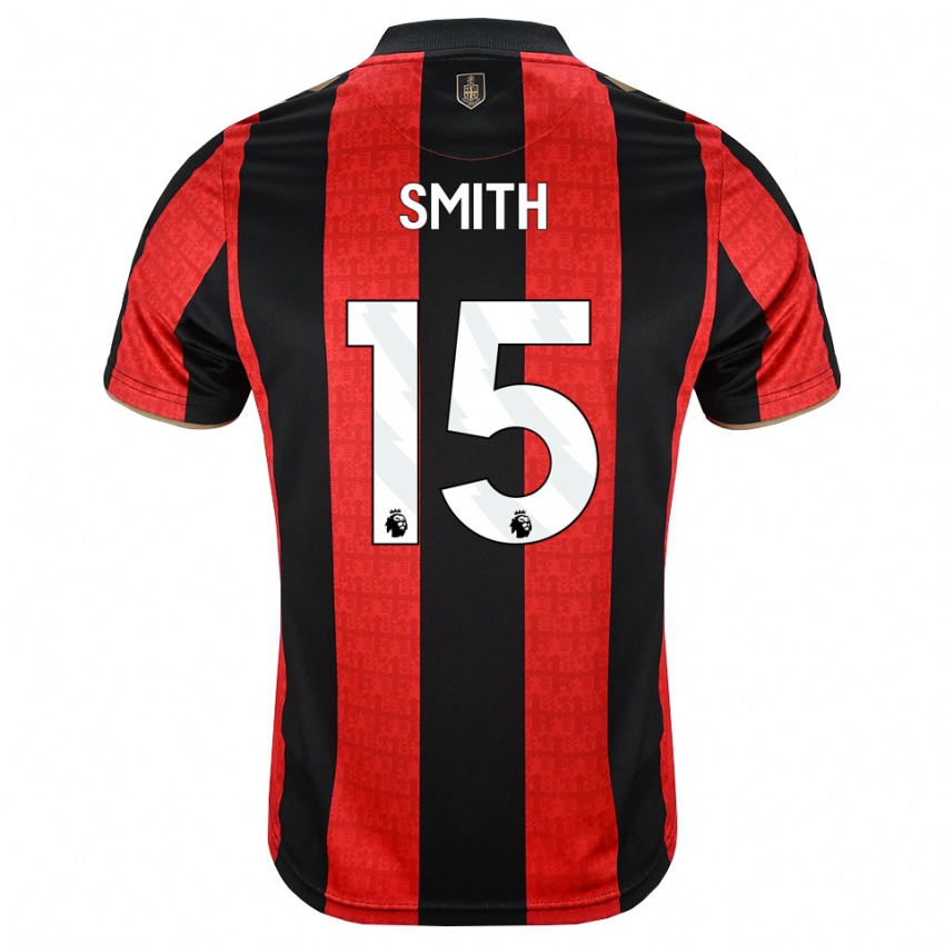 גברים Adam Smith #15 זהב אדום שחור ג'רזי ביתית 2026/27 חולצה קצרה