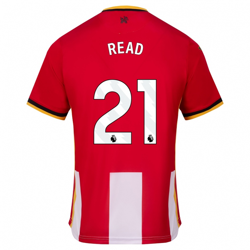 גברים Samantha Read #21 צהוב שחור אדום ג'רזי ביתית 2026/27 חולצה קצרה