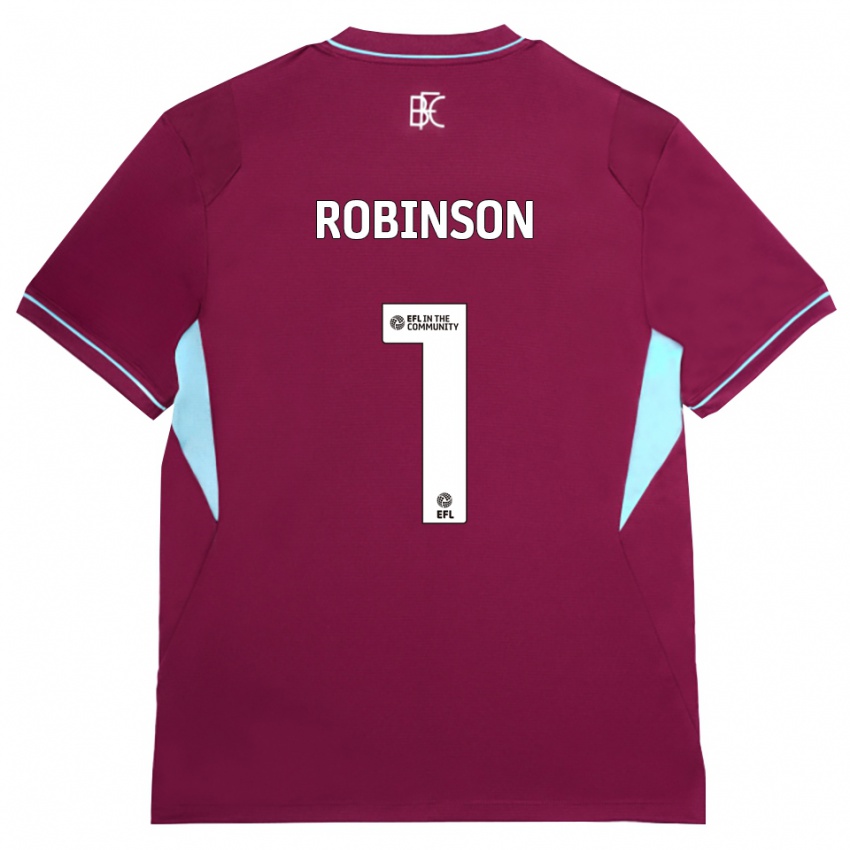 גברים Jack Robinson #1 בורדו ירוק ג'רזי ביתית 2026/27 חולצה קצרה