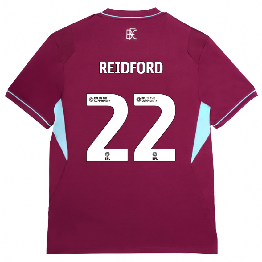 גברים Isabella Reidford #22 בורדו ירוק ג'רזי ביתית 2026/27 חולצה קצרה