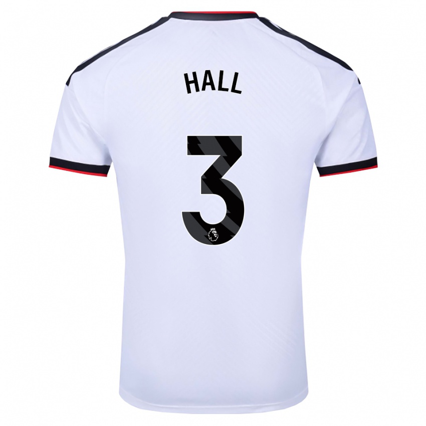 גברים Marcel Hall #3 לבן שחור אדום ג'רזי ביתית 2026/27 חולצה קצרה