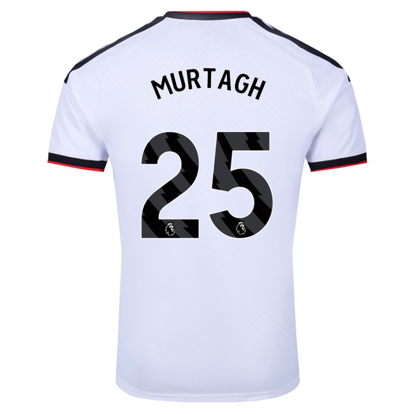 גברים Ruby Murtagh #25 לבן שחור אדום ג'רזי ביתית 2026/27 חולצה קצרה