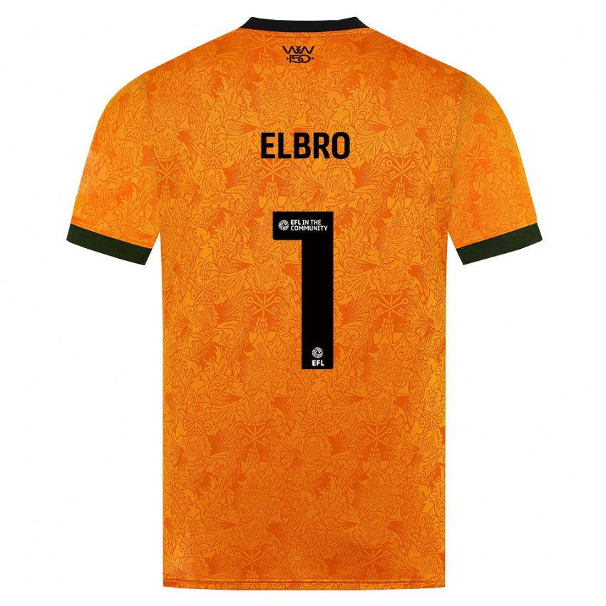גברים Maddie Elbro #1 כתום שחור ג'רזי ביתית 2026/27 חולצה קצרה