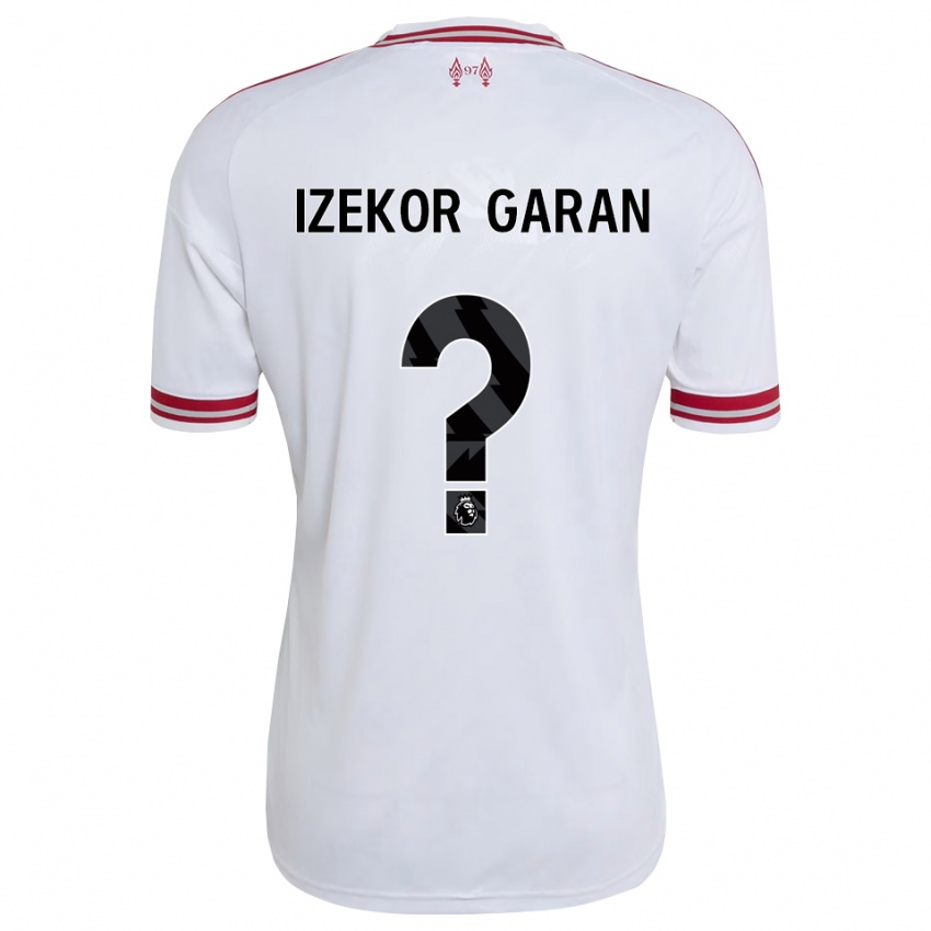 גברים Japhecht Izekor Garan #0 אדום לבן הרחק ג'רזי 2026/27 חולצה קצרה