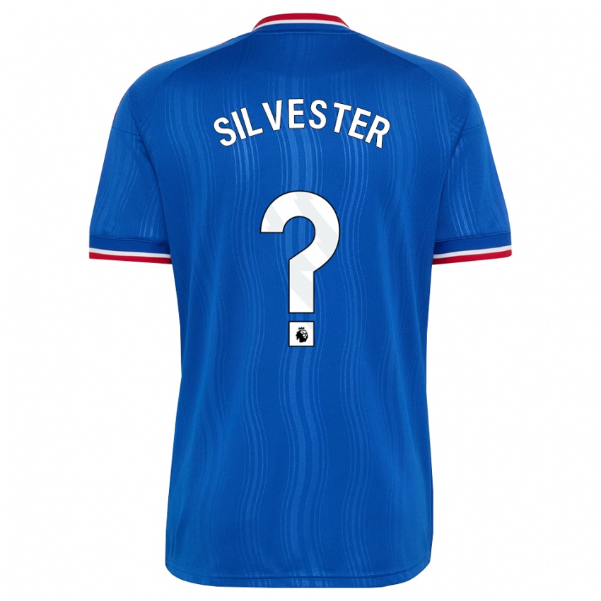 גברים Pharell Silvester #0 כחול לבן אדום הרחק ג'רזי 2026/27 חולצה קצרה