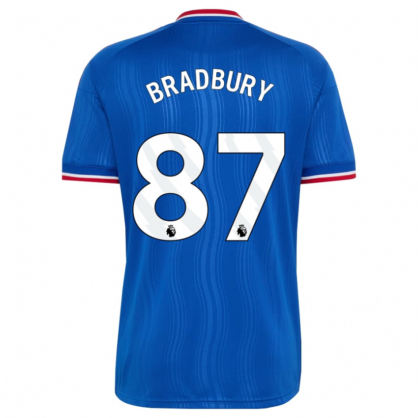 גברים Louie Bradbury #87 כחול לבן אדום הרחק ג'רזי 2026/27 חולצה קצרה