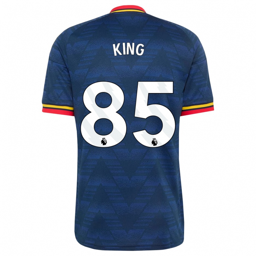 גברים Josiah King #85 כחול חצות צהוב אדום הרחק ג'רזי 2026/27 חולצה קצרה