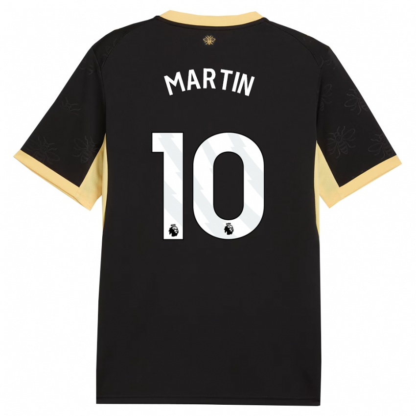 גברים Milo Martin #10 שחור צהוב הרחק ג'רזי 2026/27 חולצה קצרה