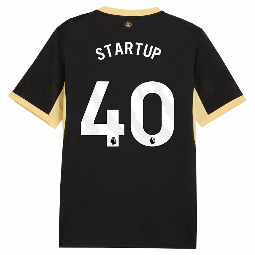 גברים Katie Startup #40 שחור צהוב הרחק ג'רזי 2026/27 חולצה קצרה