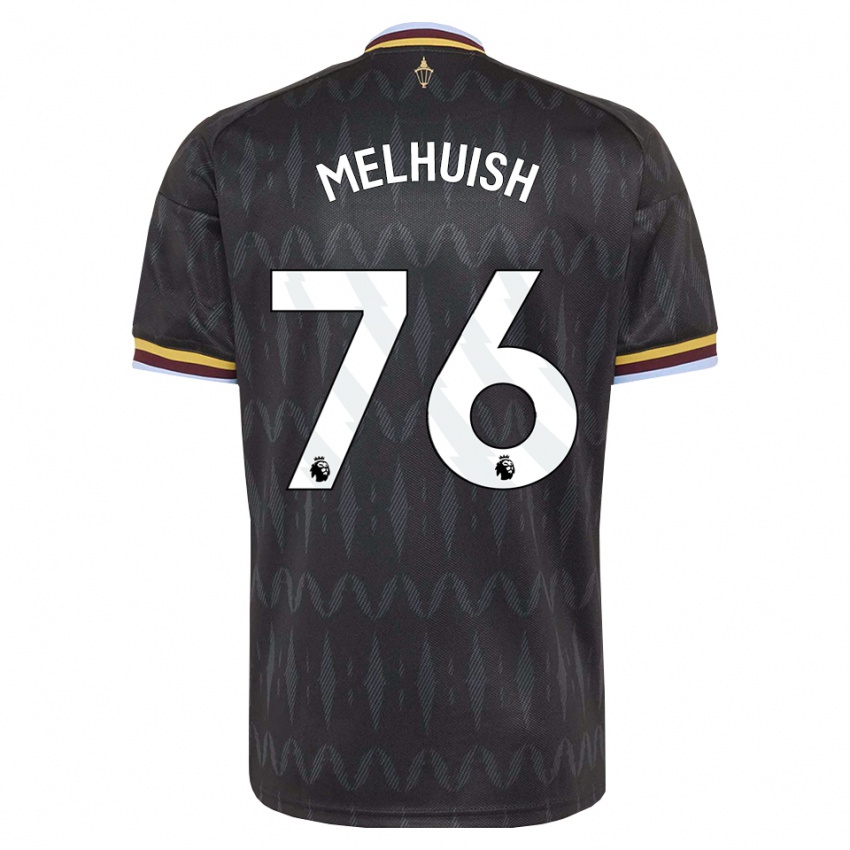 גברים Lennon Melhuish #76 כחול קורנפלאוור שחור צהוב הרחק ג'רזי 2026/27 חולצה קצרה