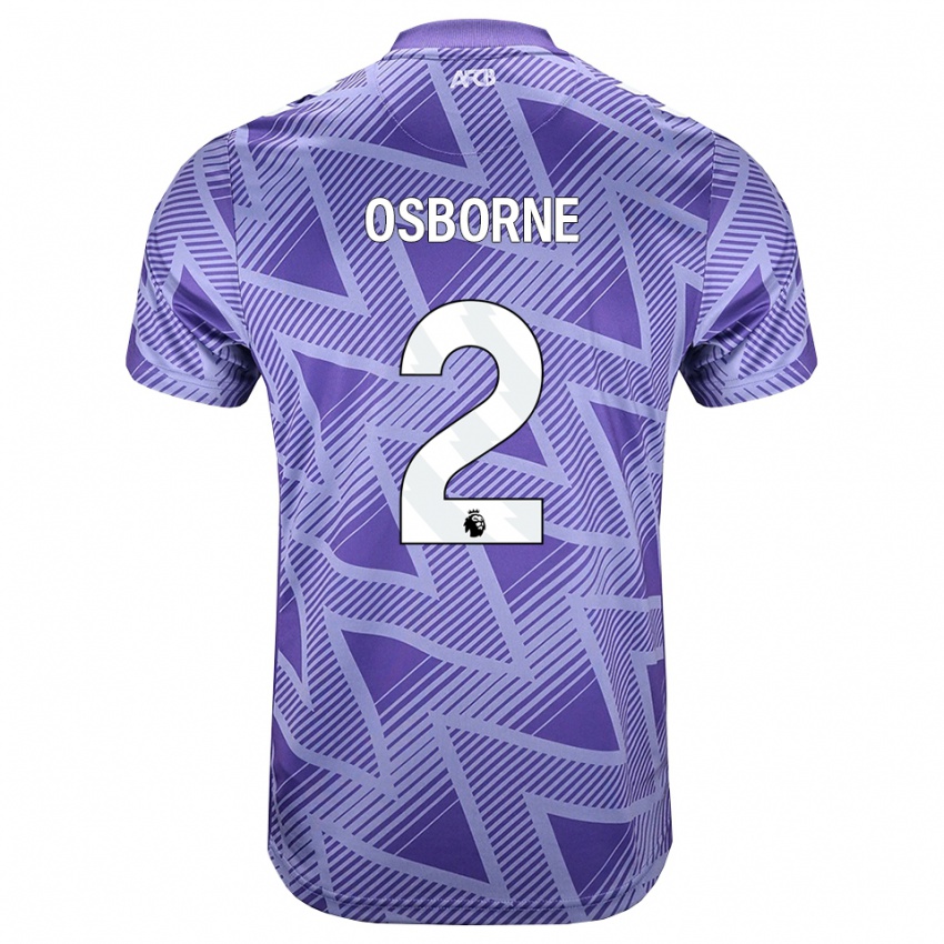 גברים Charlie Osborne #2 ורוד בהיר מאוד לבן הרחק ג'רזי 2026/27 חולצה קצרה