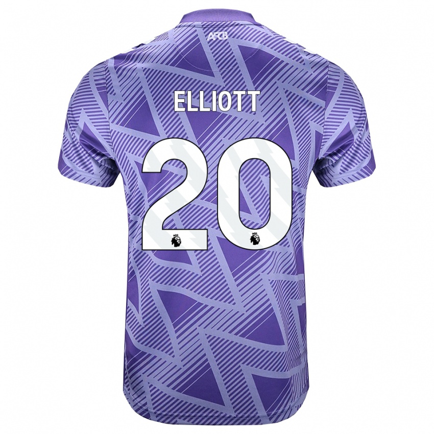 גברים Kaitlyn Elliott #20 ורוד בהיר מאוד לבן הרחק ג'רזי 2026/27 חולצה קצרה