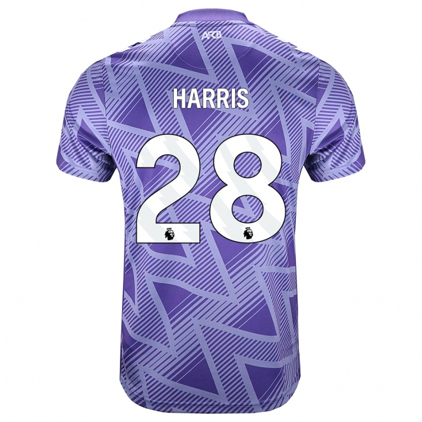 גברים Charlotte Harris #28 ורוד בהיר מאוד לבן הרחק ג'רזי 2026/27 חולצה קצרה