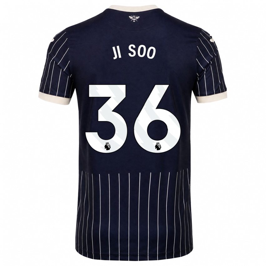 גברים קים ג'י-סו #36 שחור לבן הרחק ג'רזי 2026/27 חולצה קצרה