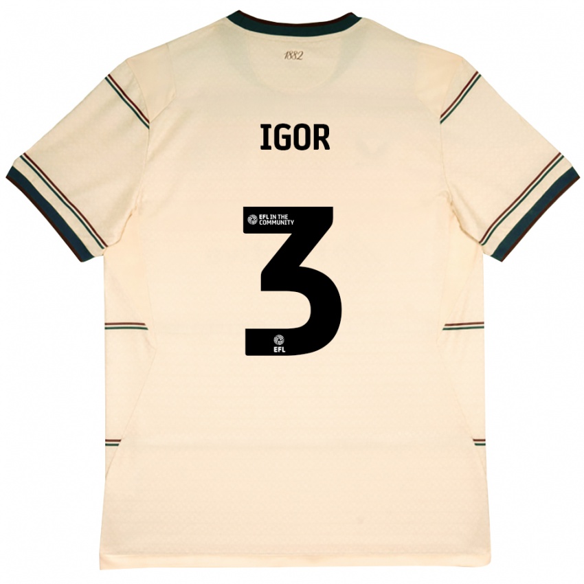 גברים איגור #3 בז' בורדו הרחק ג'רזי 2026/27 חולצה קצרה