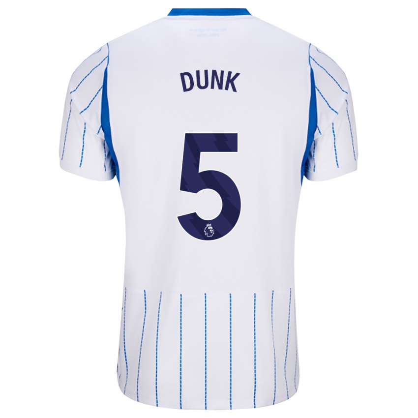 גברים לואיס דאנק #5 כחול דודוד לבן הרחק ג'רזי 2026/27 חולצה קצרה