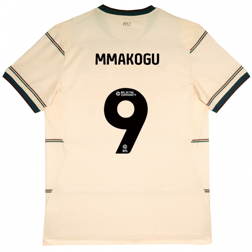 גברים Jan Mmakogu #9 בז' בורדו הרחק ג'רזי 2026/27 חולצה קצרה