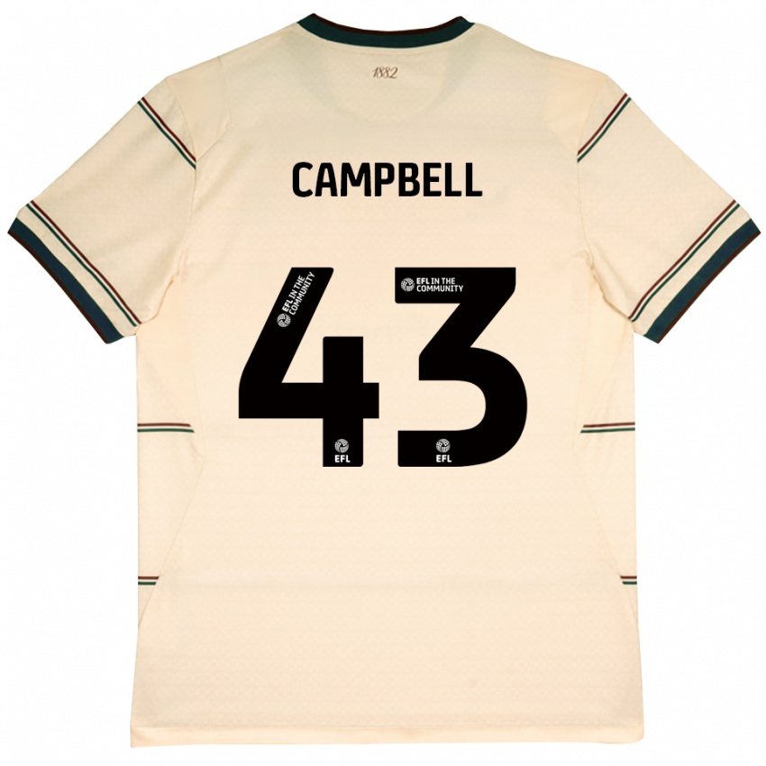 גברים Murray Campbell #43 בז' בורדו הרחק ג'רזי 2026/27 חולצה קצרה