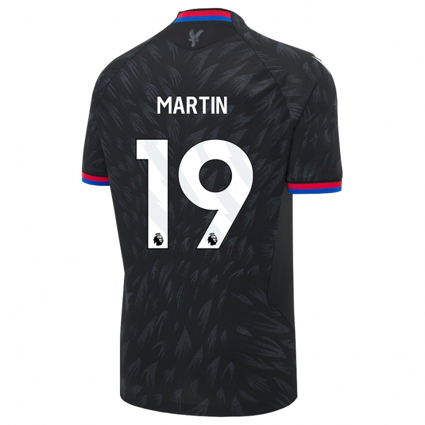 גברים Donte Martin #19 שחור כחול אדום הרחק ג'רזי 2026/27 חולצה קצרה